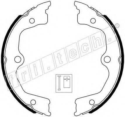 FRI.TECH. 1044030 Комплект гальмівних колодок, стоянкова гальмівна система