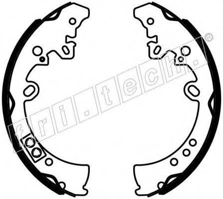 FRI.TECH. 1115317S Комплект гальмівних колодок