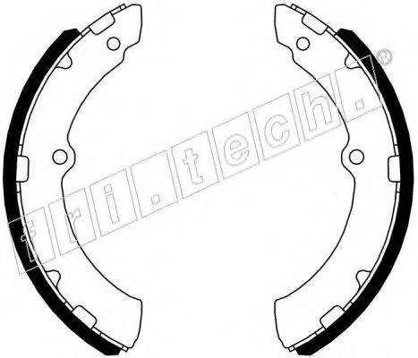 FRI.TECH. 1115336 Комплект гальмівних колодок