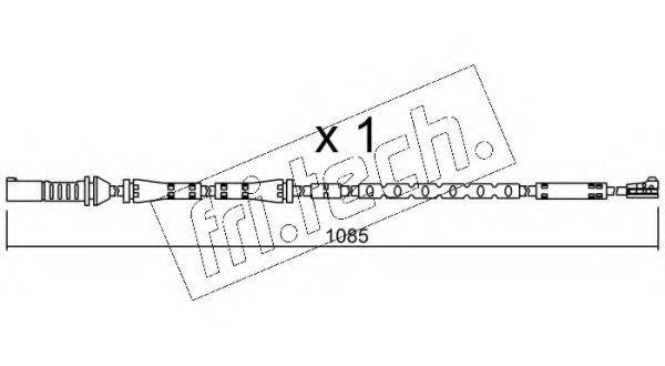 FRI.TECH. SU284 Сигналізатор, знос гальмівних колодок