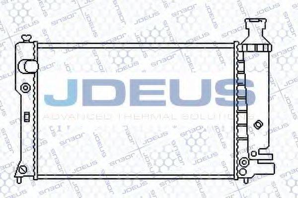 JDEUS 021E22 Радіатор, охолодження двигуна