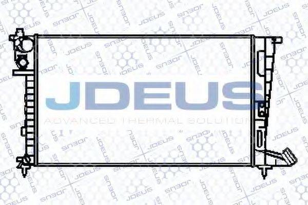 JDEUS 007V29 Радіатор, охолодження двигуна