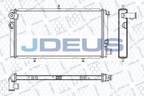 JDEUS RA0070011 Радіатор, охолодження двигуна