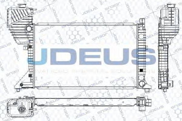 JDEUS RA0170870 Радіатор, охолодження двигуна