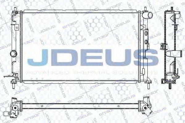 JDEUS RA0200681 Радіатор, охолодження двигуна