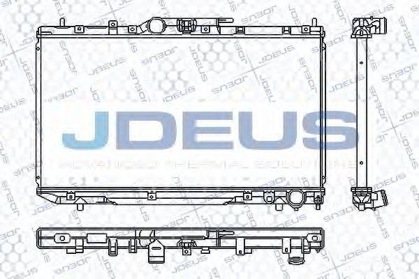 JDEUS RA0280140 Радіатор, охолодження двигуна