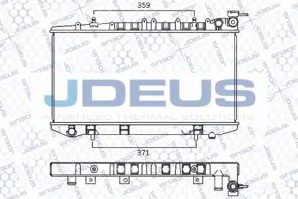 JDEUS 019M49 Радіатор, охолодження двигуна