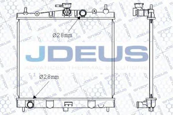 JDEUS 019M54 Радіатор, охолодження двигуна