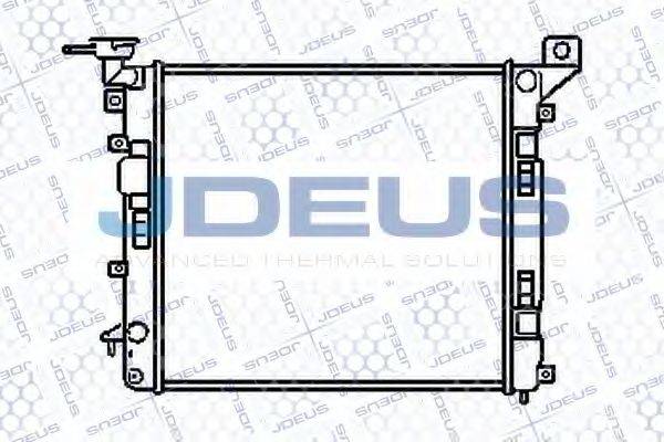 JDEUS 019N02 Радіатор, охолодження двигуна