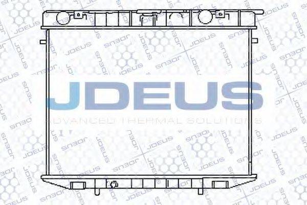 JDEUS 020M23 Радіатор, охолодження двигуна