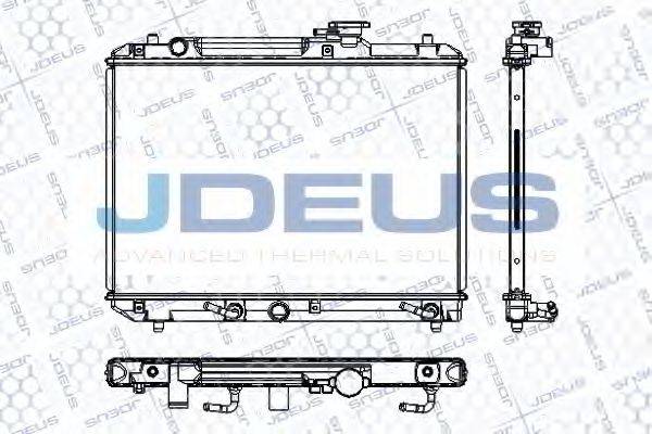 JDEUS RA0420031 Радіатор, охолодження двигуна