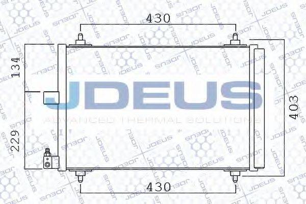 JDEUS 721M38 Конденсатор, кондиціонер