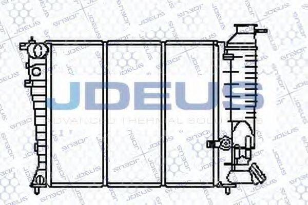 JDEUS 021E31 Радіатор, охолодження двигуна