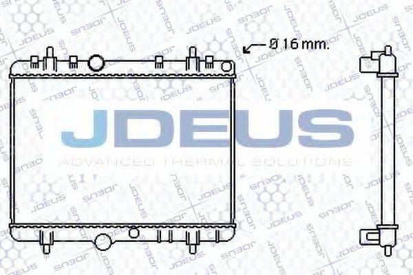 JDEUS 021M48 Радіатор, охолодження двигуна