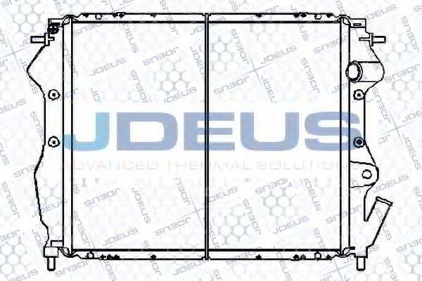 JDEUS 023B44 Радіатор, охолодження двигуна