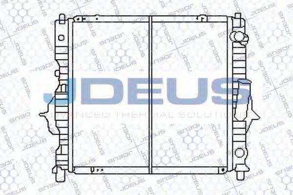 JDEUS 023B50 Радіатор, охолодження двигуна