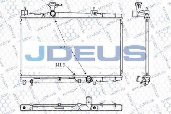 JDEUS 028M62 Радіатор, охолодження двигуна