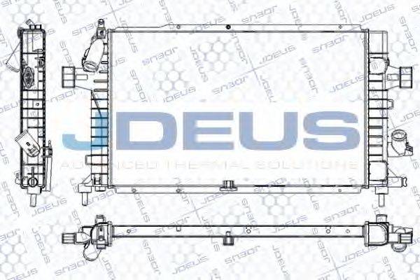 JDEUS RA0200980 Радіатор, охолодження двигуна