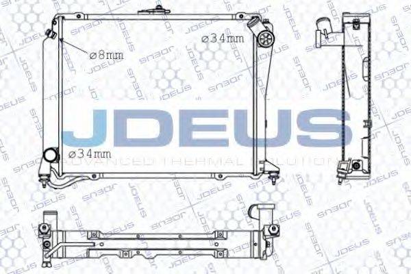 JDEUS 028N34 Радіатор, охолодження двигуна