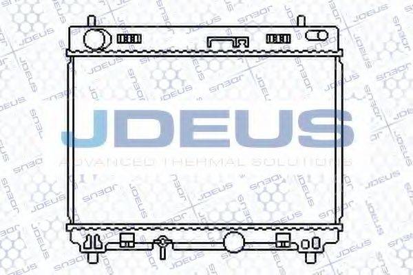 JDEUS 028M67 Радіатор, охолодження двигуна