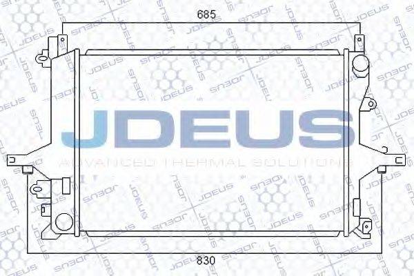 JDEUS 031M10 Радіатор, охолодження двигуна