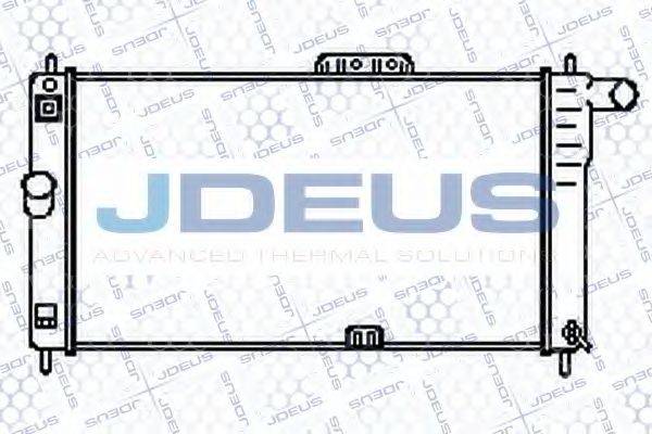 JDEUS 056M06 Радіатор, охолодження двигуна