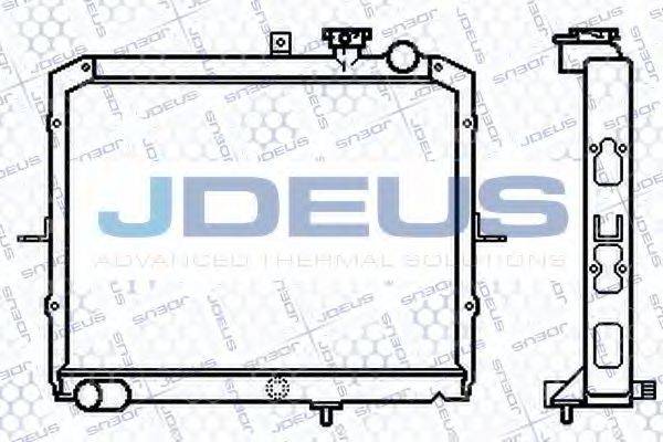 JDEUS 065M04 Радіатор, охолодження двигуна