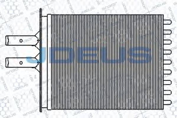 JDEUS 211V06 Теплообмінник, опалення салону