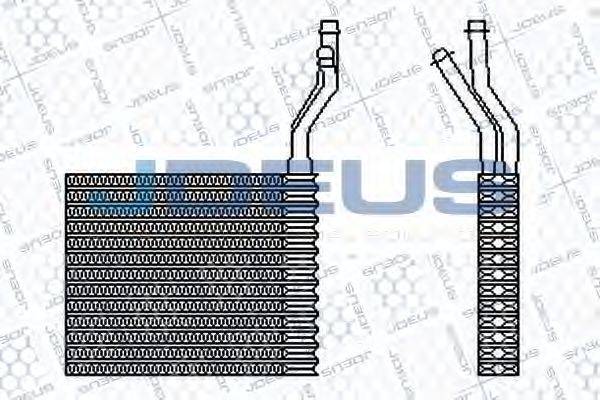 JDEUS 212M24 Теплообмінник, опалення салону