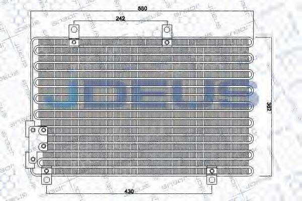 JDEUS 700M07 Конденсатор, кондиціонер