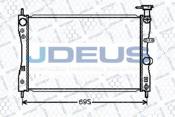 JDEUS 018M40 Радіатор, охолодження двигуна