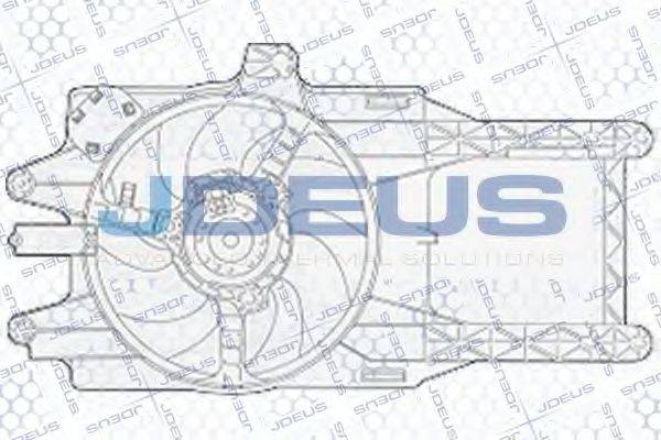 JDEUS EV835300 Вентилятор, охолодження двигуна