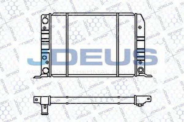 JDEUS RA0010060 Радіатор, охолодження двигуна