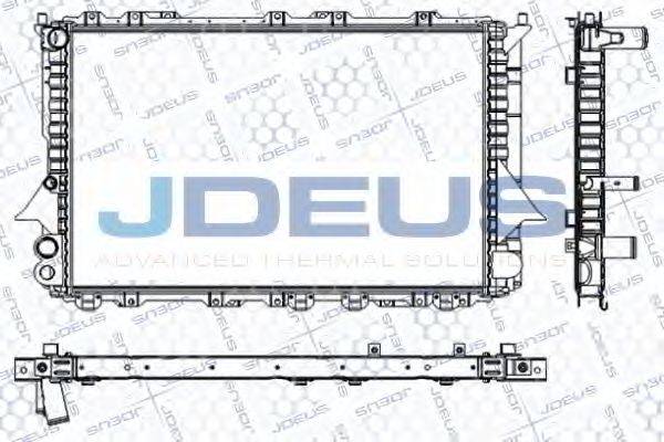 JDEUS RA0010120 Радіатор, охолодження двигуна