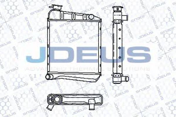 JDEUS RA0020001 Радіатор, охолодження двигуна