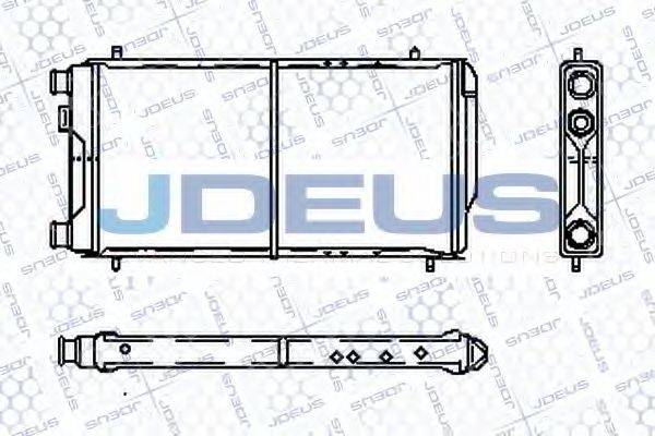 JDEUS RA0020060 Радіатор, охолодження двигуна