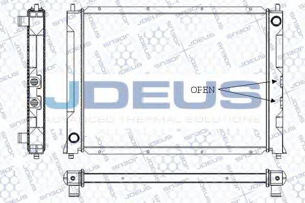 JDEUS RA0020281 Радіатор, охолодження двигуна