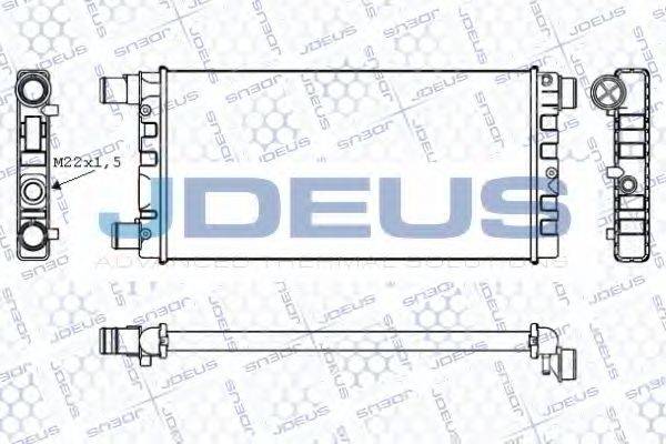 JDEUS RA0110211 Радіатор, охолодження двигуна