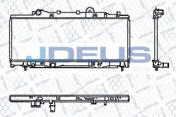 JDEUS RA0110320 Радіатор, охолодження двигуна