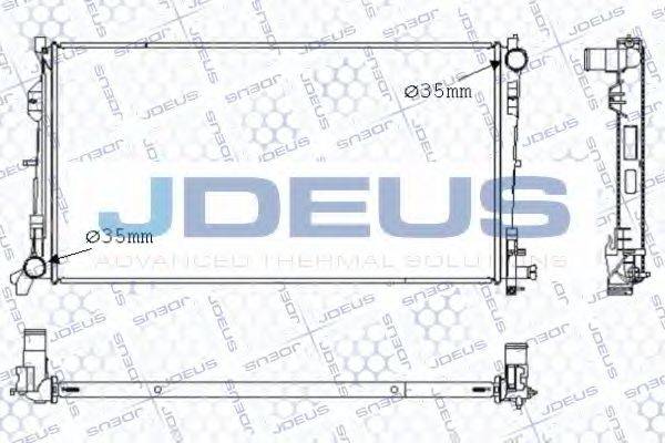 JDEUS 053M07 Радіатор, охолодження двигуна