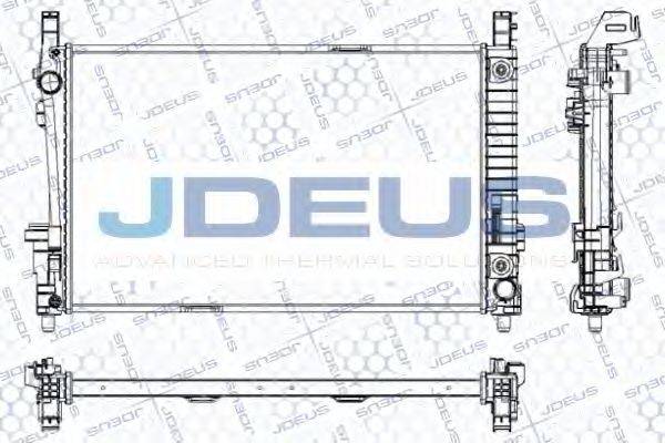 JDEUS RA0170760 Радіатор, охолодження двигуна