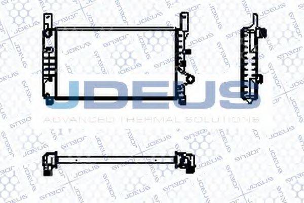 JDEUS RA0120520 Радіатор, охолодження двигуна