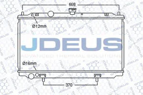 JDEUS 019M28 Радіатор, охолодження двигуна