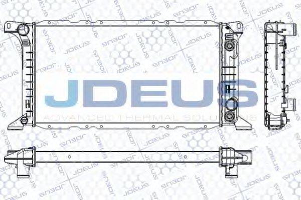 JDEUS RA0120790 Радіатор, охолодження двигуна