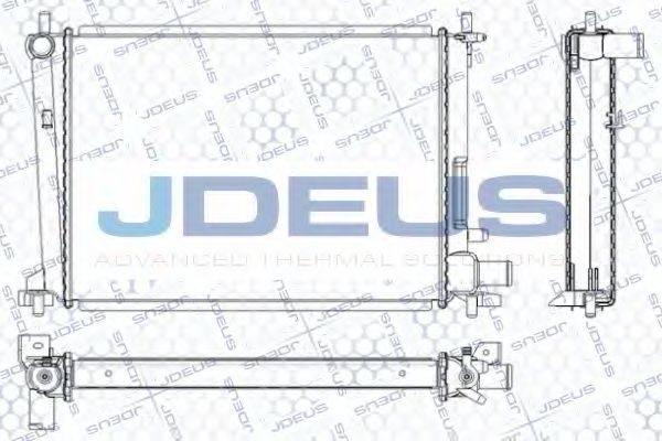 JDEUS RA0120850 Радіатор, охолодження двигуна