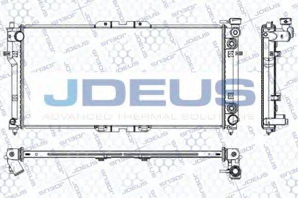 JDEUS RA0160140 Радіатор, охолодження двигуна