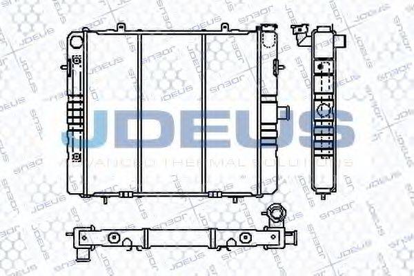 JDEUS RA0200200 Радіатор, охолодження двигуна