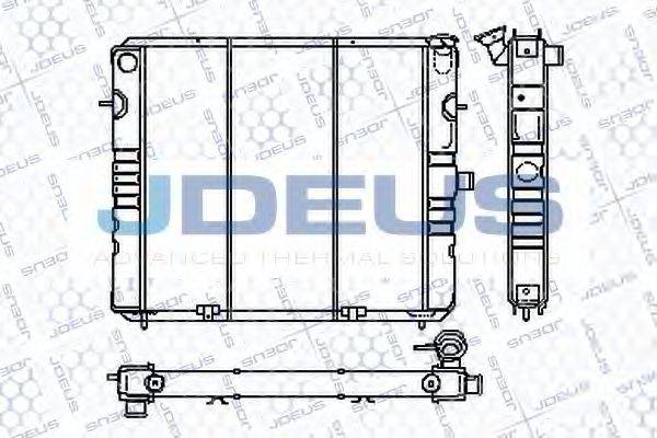 JDEUS RA0200320 Радіатор, охолодження двигуна