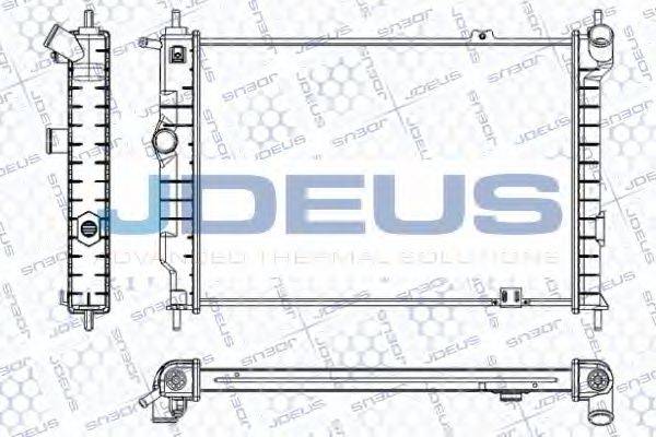 JDEUS RA0200440 Радіатор, охолодження двигуна