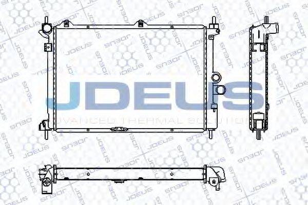 JDEUS RA0200620 Радіатор, охолодження двигуна